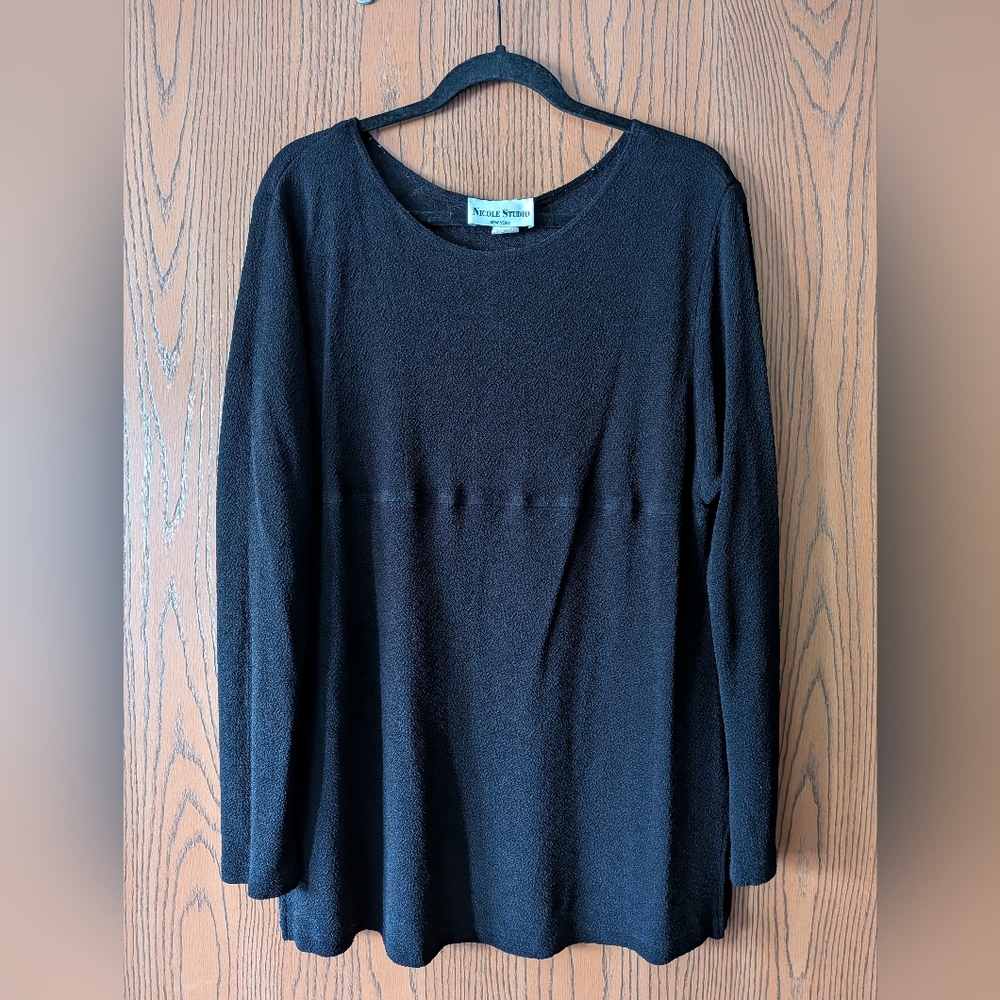 Vintage Nicole Studio Black Mini dress | 12